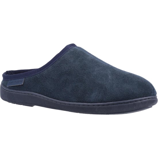 Hush Puppies Herren Ashton Wildleder Hausschuhe (Marine) - Image 1