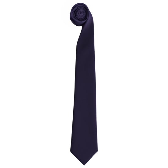 Premier Krawatte - Einfarbige Arbeitskrawatte für Männer (2er-Pack) (Marine) - Image 1