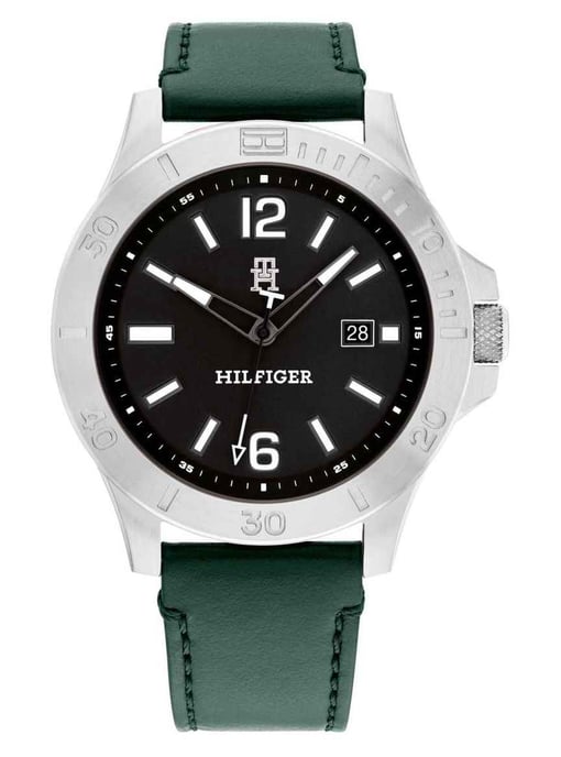 Tommy Hilfiger Ryan Herren Armbanduhr Grün 1710531 - Image 1