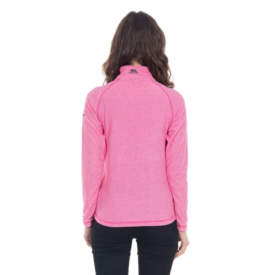 Trespass Damen Fleece-Top Meadows mit Reißverschluss bis zur Brust (Pink) - Image 3