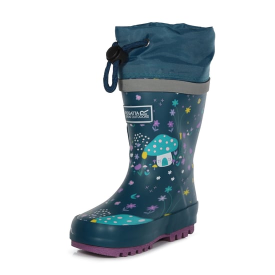 Regatta Childrens/Kids Fantasy Peppa Pig Splash Gummistiefel (Gulfstream) - Image 1