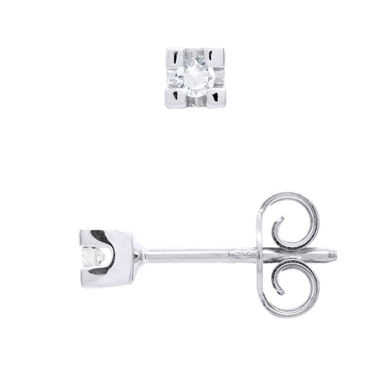 DIADEMA - Earrings with Diamonds - White Gold