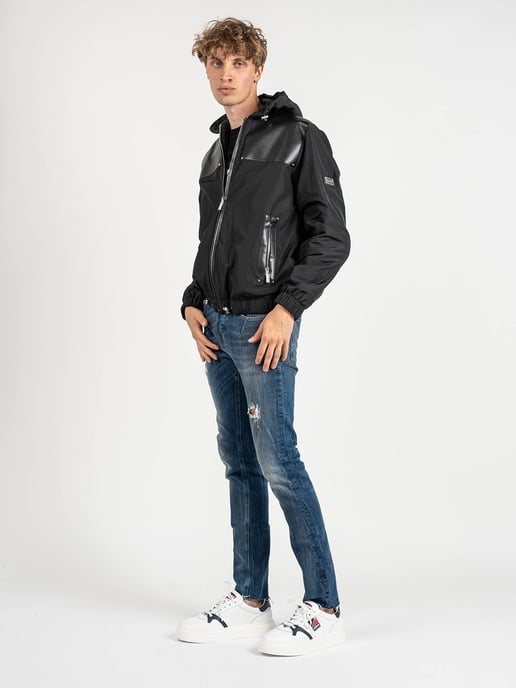Les Hommes Jacke Windbreaker Herren schwarz - Image 6