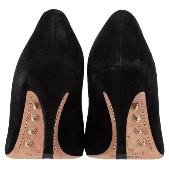 Valentino Garavani SpitzenPumps aus schwarzem Wildleder - Image 5