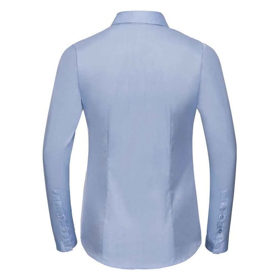 Russell Collection - Formelles Hemd für Damen Langärmlig (Hellblau) - Image 2