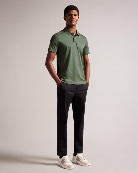 Ted Baker Zeiter Herren Kurzarm Slim Soft Touch Polo - Image 2