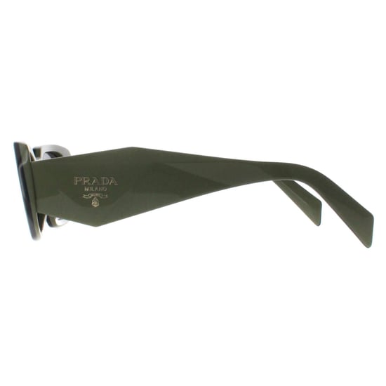 Prada Rectangle Womens Sage Black Dark Grey PR17WS