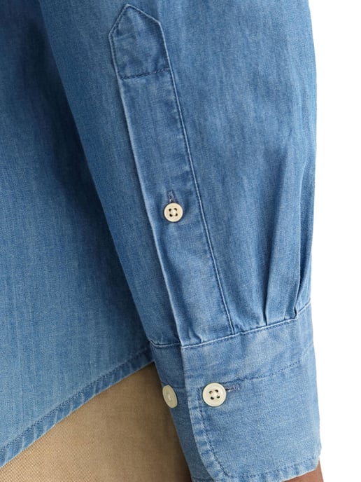 Gant Herren Regular Fit Hemd | Das Indigo Hemd - Image 5