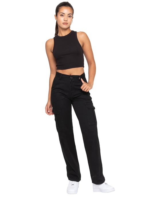 Enzo | Womens Cargo Jeans