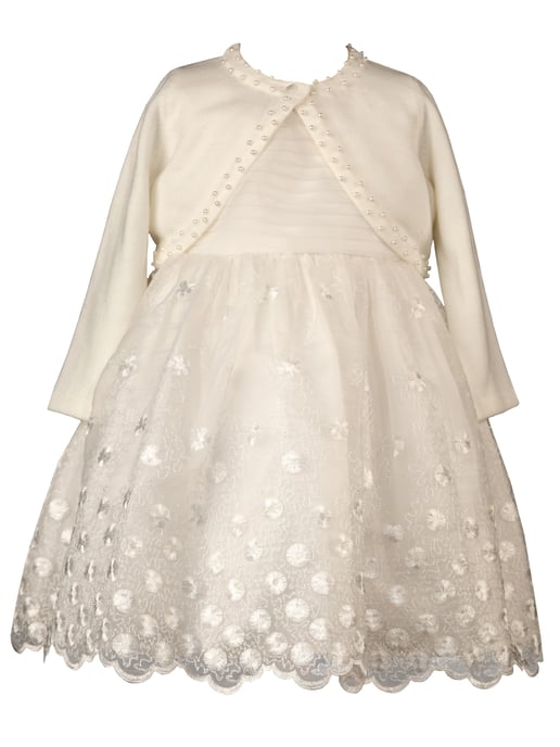 Baby Special Occasion Dress and cardigan