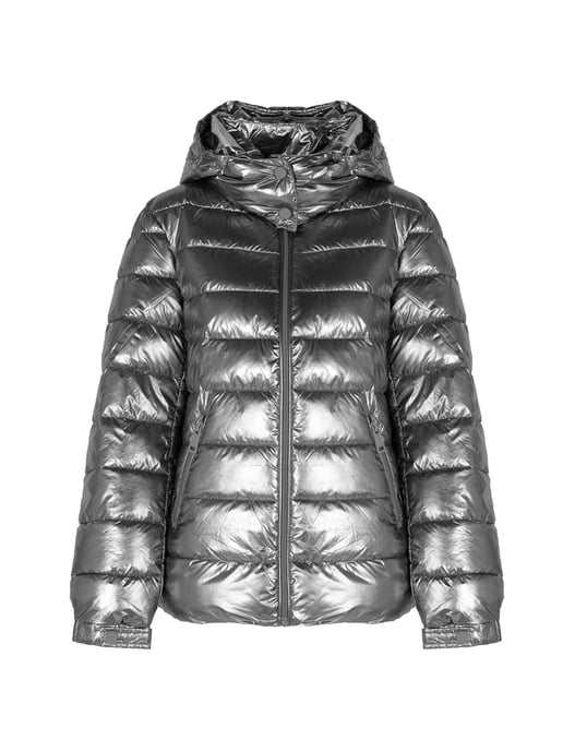 Guess Jacke Bomber-jacke Damen Silber - Image 1