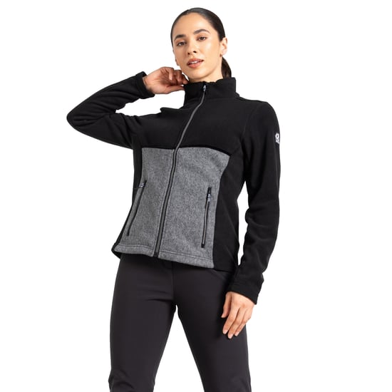 Dare 2B Thriving Fleecejacke für Damen (Schwarz/Anthrazit meliert) - Image 4
