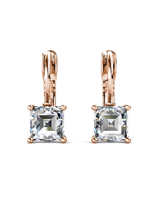 Quadratisches Set und Box - Rose Gold und Kristall - Image 5