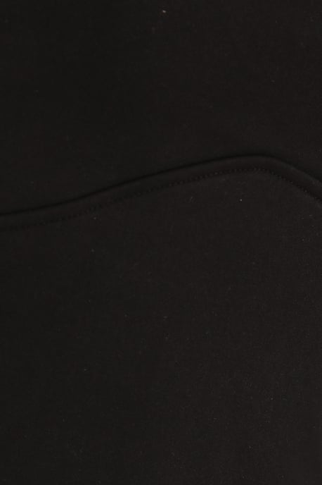 Black Scoop Neck Crop Top