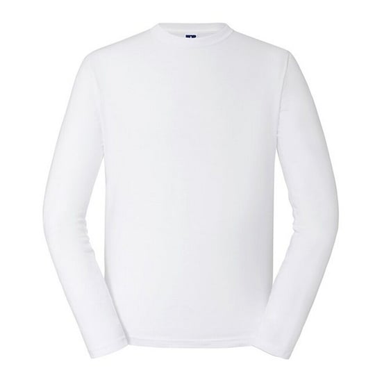 Russell Herren T-Shirt mit langen Ärmeln (Weiß) - Image 1