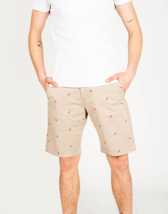 Pepe Jeans Shorts Miles Short Icon Herren beige - Image 3