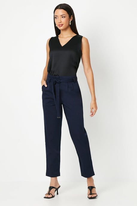 Belted Paperbag Trouser