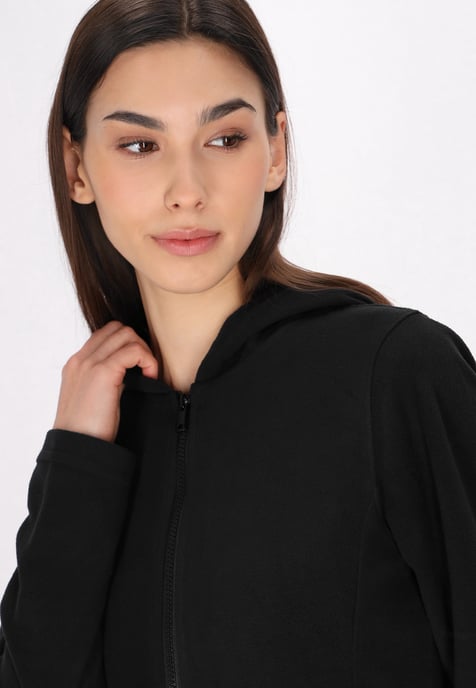Mymo Fleecejacke Damen schwarz - Image 5