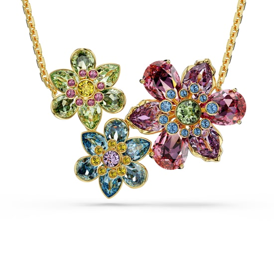 Swarovski 'Idyllia F Florere' Damen vergoldete Metall-Halskette - Gold 5721668 - Image 1
