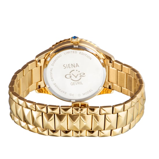GV2 Siena Damen Schweizer Quarz MOP Zifferblatt Edelstahl Uhr - Image 2