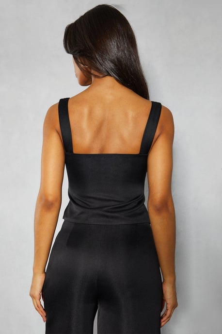 Premium Square Neck Longline Corset Top - Image 3