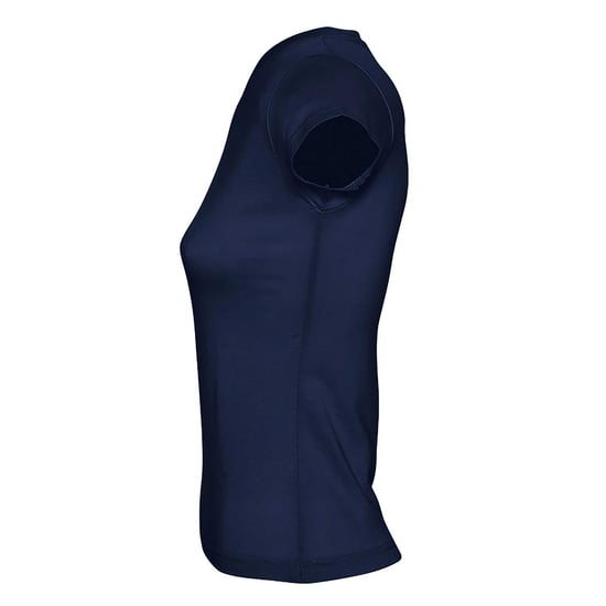 SOLs Womens/Ladies Moon V Neck Kurzarm T-Shirt (French Navy) - Image 3