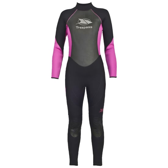 Trespass Womens/Ladies Aquaria Full Length 5mm Neoprenanzug (Schwarz) - Image 1