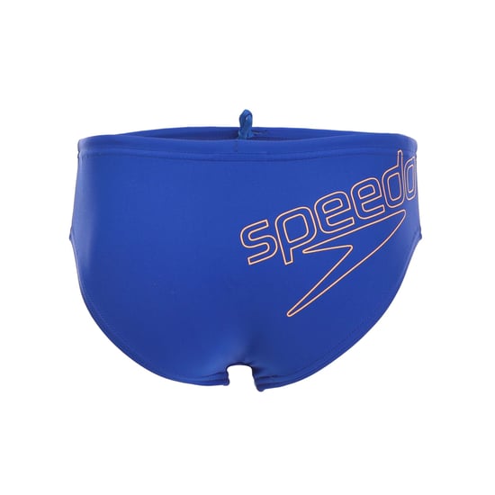 Boy's Speedo Logo 5cm Swim Brief in Blue