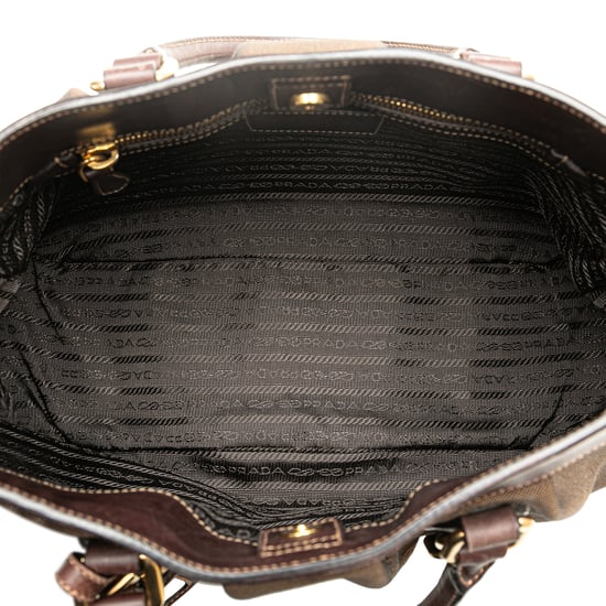 Vintage Prada Canapa Logo Schulranzen Braun - Image 4