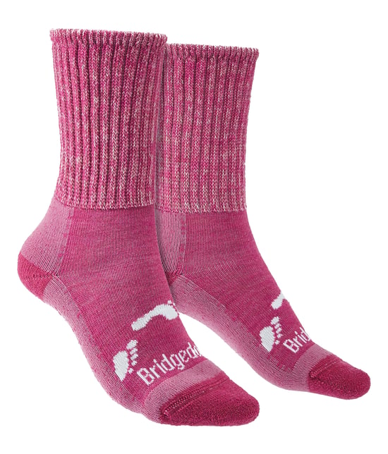 Bridgedale - Kinder Merinowolle Boot Wandern Socken - Rosa - Image 1