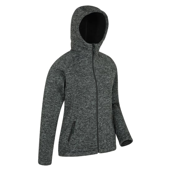 Mountain Warehouse Damen Nevis Fleecegefütterter Vollzip-Hoodie (Schwarz) - Image 3