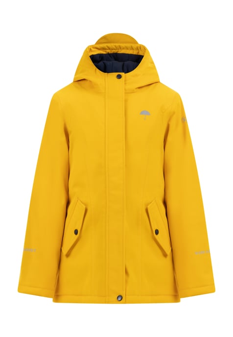 Schmuddelwedda Winterjacke Mädels dunkelgelb - Image 1