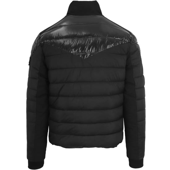 Plein Sport Unifarbene Steppjacke Schwarz - Image 2