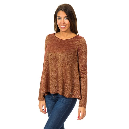 Women's Long Sleeve Round Neck Sweater 10DML0483