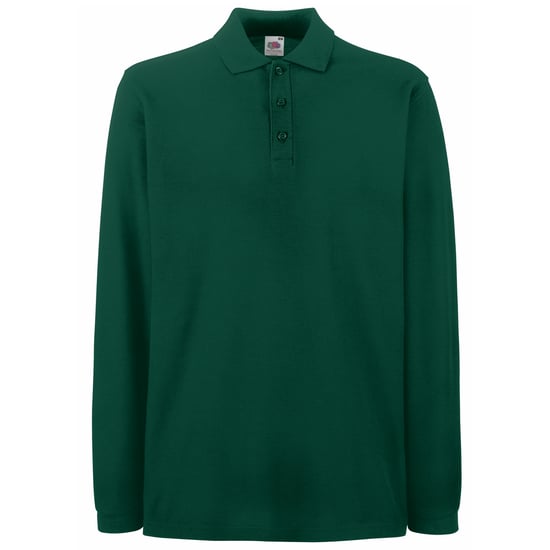 Fruit Of The Loom Herren Premium Langarm-Poloshirt - Image 1