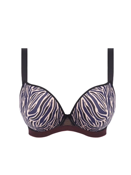 Wild Underwired Moulded Plunge Bra