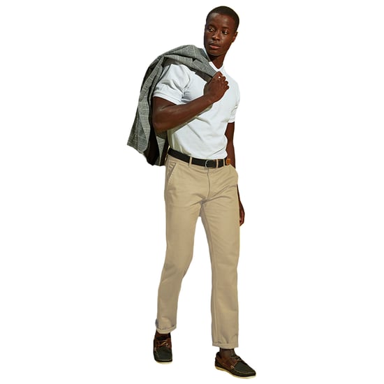 Asquith & Fox Herren Klassik Hose / Chinos (Natur) - Image 3
