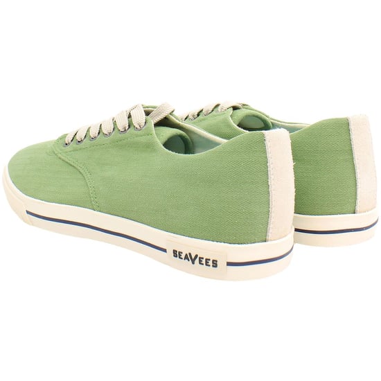 Seavees Hermosa Surfwash Herren Grün Plimsolls - Image 3