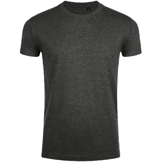 SOLS Mens Imperial Slim Fit Short Sleeve T-Shirt (Charcoal Marl)
