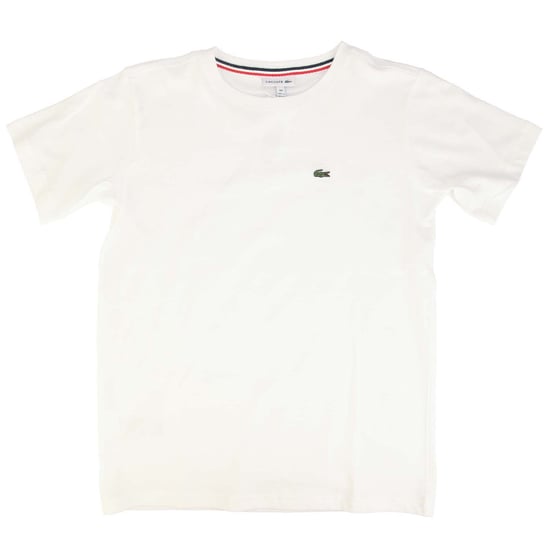 T-shirt col rond jersey coton Lacoste Pour Garçon en Blanc - Image 1