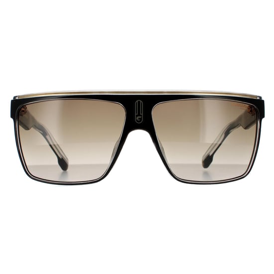 Carrera Shield Unisex Sonnenbrille Schwarz Gold Braun Gradient - Image 1