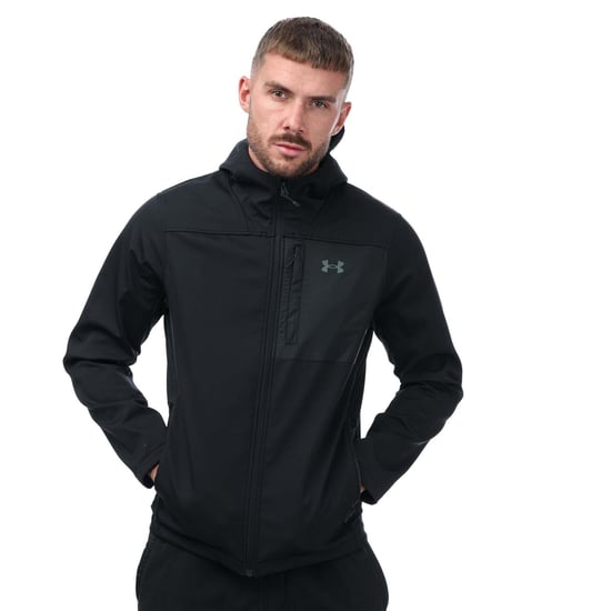Veste Storm ColdGear Shield 2.0 capuche Under Armour Pour Homme en Noir - Image 1