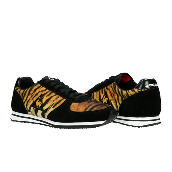 Le Coq Sportif Bolivar Tiger Womens Black/Brown Trainers
