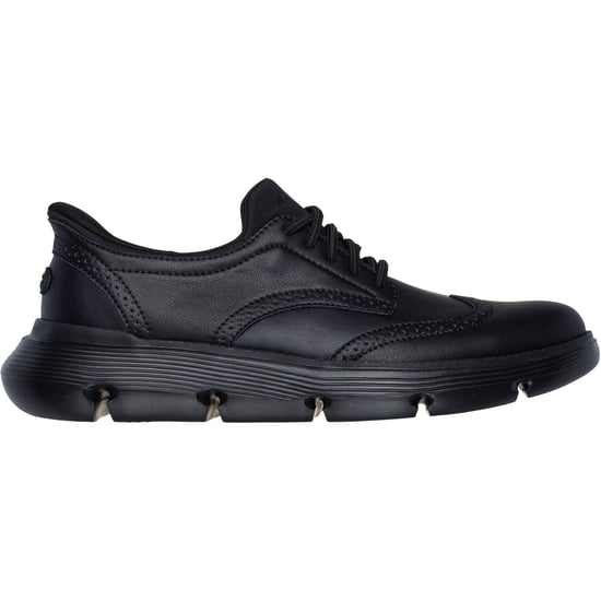 Skechers Garza Sully Schwarze Herren Schnürschuhe aus Leder - Image 5