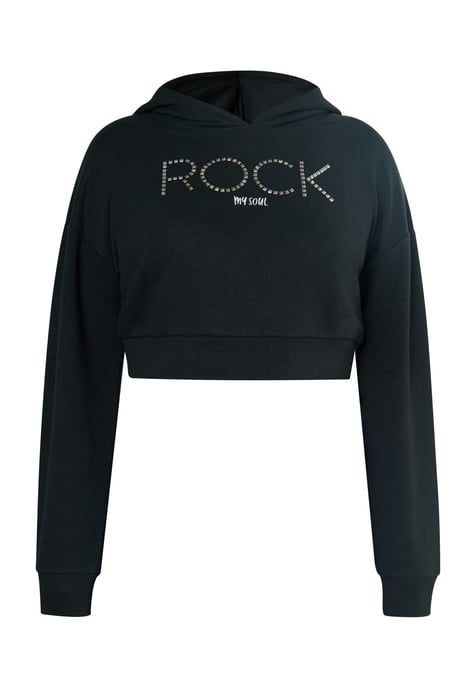 Mymo Kapuzenpullover Damen schwarz - Image 1