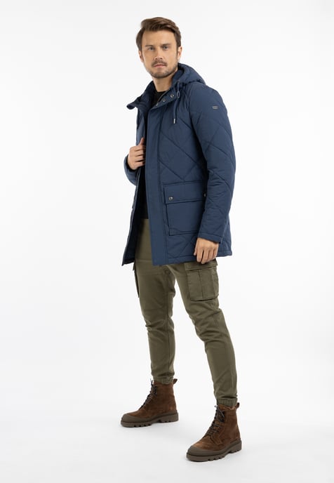 Dreimaster Übergangsjacke mit leichter Wattierung Herren dunkelmarin - Image 2