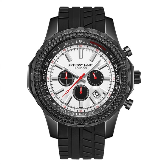 Handgefertigter Anthony James Limited Edition Chronograph Dashboard weiß - Image 1