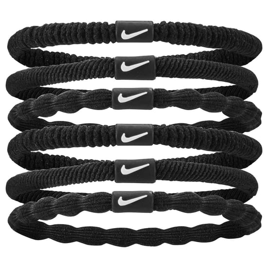 Nike 2024 Flex Hair Ties (Pack of 6) (Black)