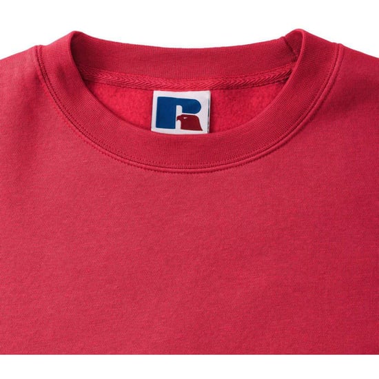 Russell Herren Authentic Sweatshirt (Schlanker Schnitt) (Klassisches Rot) - Image 4