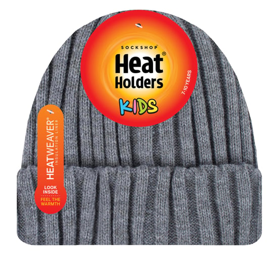 Wärmehalter - Jungen jeden Tag lässig tragen gerippte Turnover Wintermütze für Kinder - Pebble Melange - Image 2